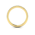 14kt Yellow Gold Diamond Womens Matching Wedding Band