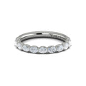 14K White Gold Diamond Womens Matching Wedding Band