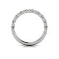 14K White Gold Diamond Womens Matching Wedding Band
