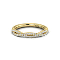 18kt Yellow Gold Womens Matching Wedding Band