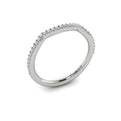 14K White Gold Diamond Matching Wedding Band