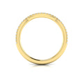 14kt Yellow Gold Diamond Womens Matching Wedding Band