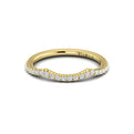 14kt Yellow Gold Diamond Womens Matching Wedding Band