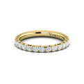 18kt Yellow Gold Womens Diamond Matching Wedding Band