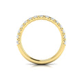 18kt Yellow Gold Womens Diamond Matching Wedding Band