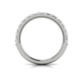 14K White Gold Diamond Womens Wedding Band