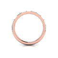 18kt Rose Gold Womens Matching Wedding Band