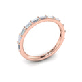 18kt Rose Gold Womens Matching Wedding Band