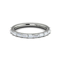 14K White Gold Diamond Womens Matching Wedding Band