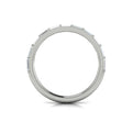 14K White Gold Diamond Womens Matching Wedding Band