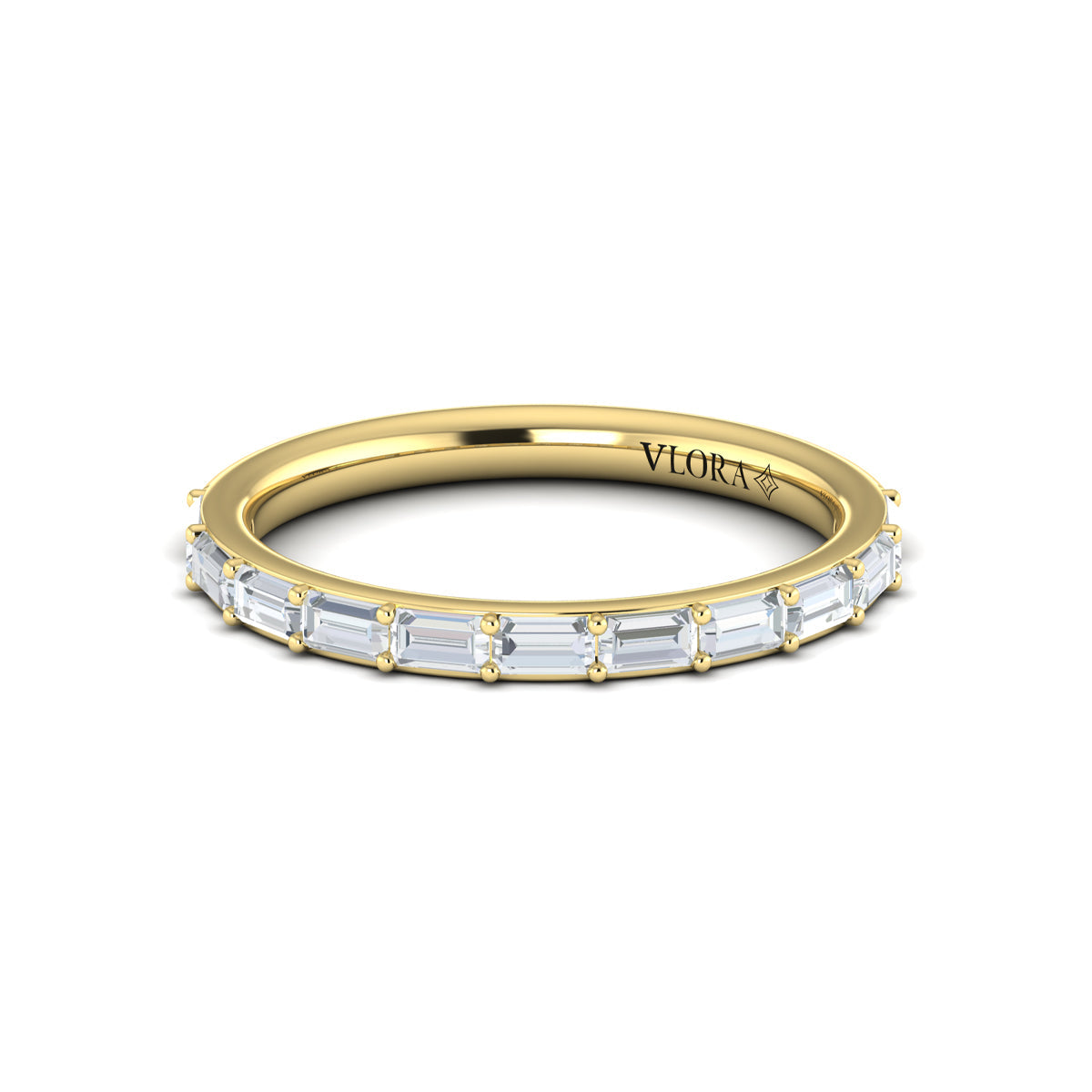 14kt Yellow Gold Womens Matching Wedding Band