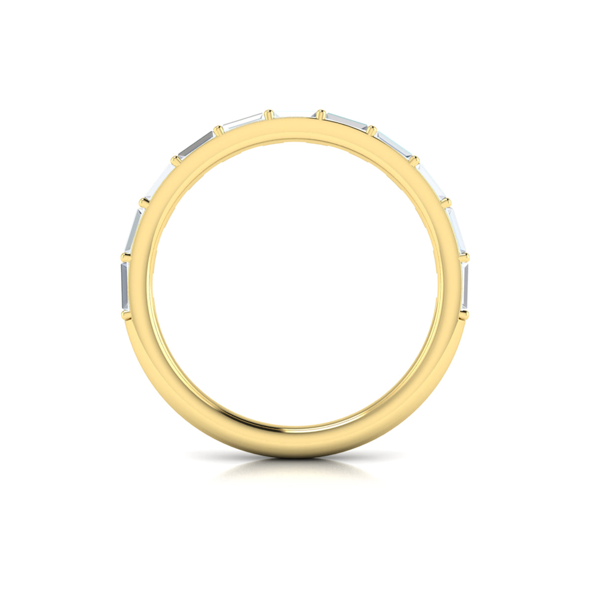 14kt Yellow Gold Womens Matching Wedding Band