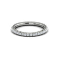 14K White Gold Diamond Womens Matching Wedding Band
