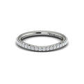 14K White Gold Diamond Womens Matching Wedding Band