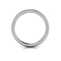 14K White Gold Diamond Womens Matching Wedding Band