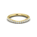 14kt Yellow Gold Womens Diamond Matching Wedding Band