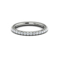 14K White Gold Diamond Womens Matching Wedding Band
