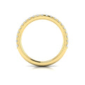 14kt Yellow Gold Diamond Womens Matching Wedding Band