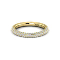 14kt Yellow Gold Diamond Womens Matching Wedding Band