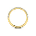14kt Yellow Gold Diamond Womens Matching Wedding Band