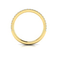 18kt Yellow Gold Diamond Womens Matching Wedding Band