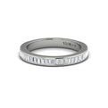 14K White Gold Diamond Womens Matching Wedding Band