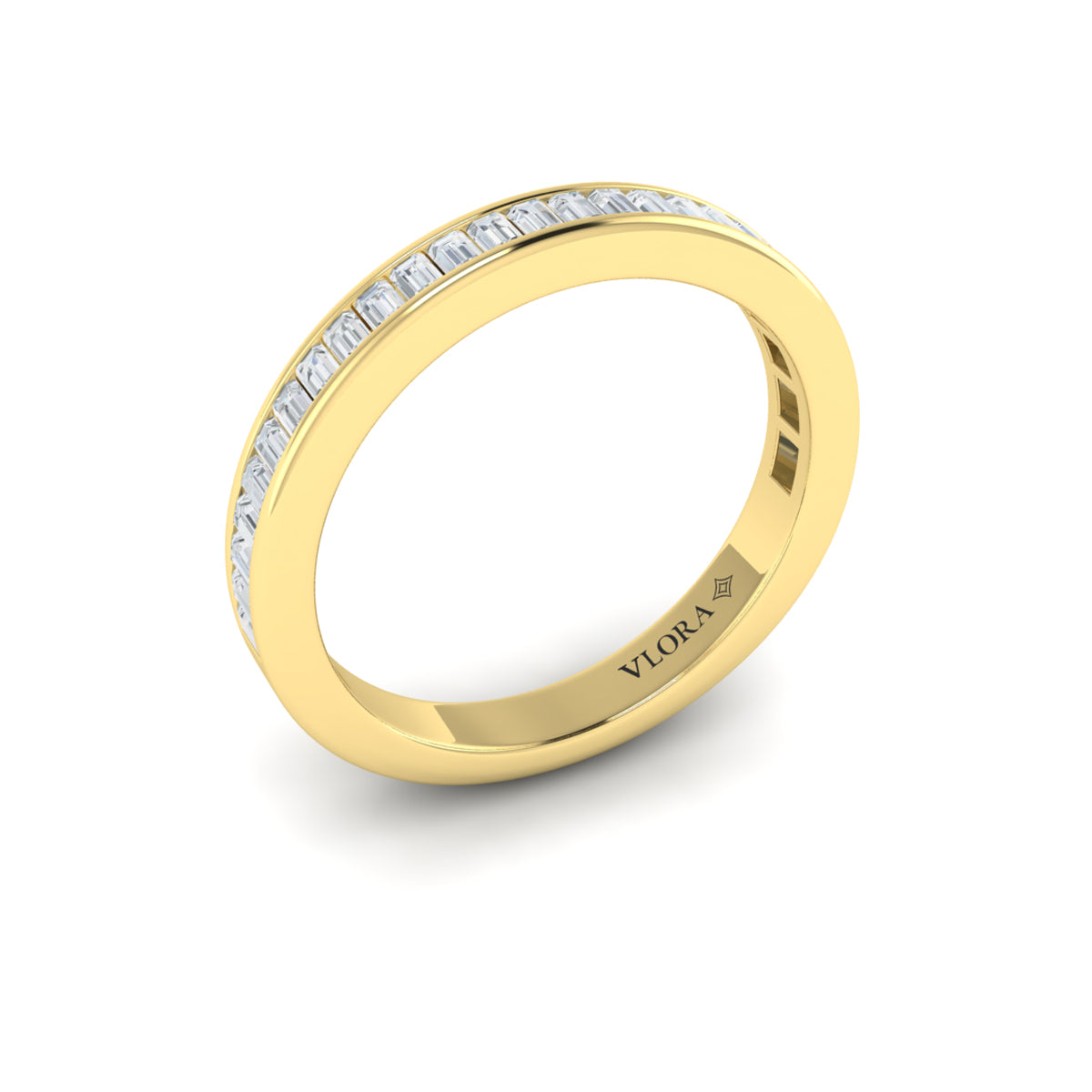 14kt Yellow Gold Womens Matching Wedding Band