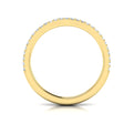 14kt Yellow Gold Diamond Womens Wedding Band