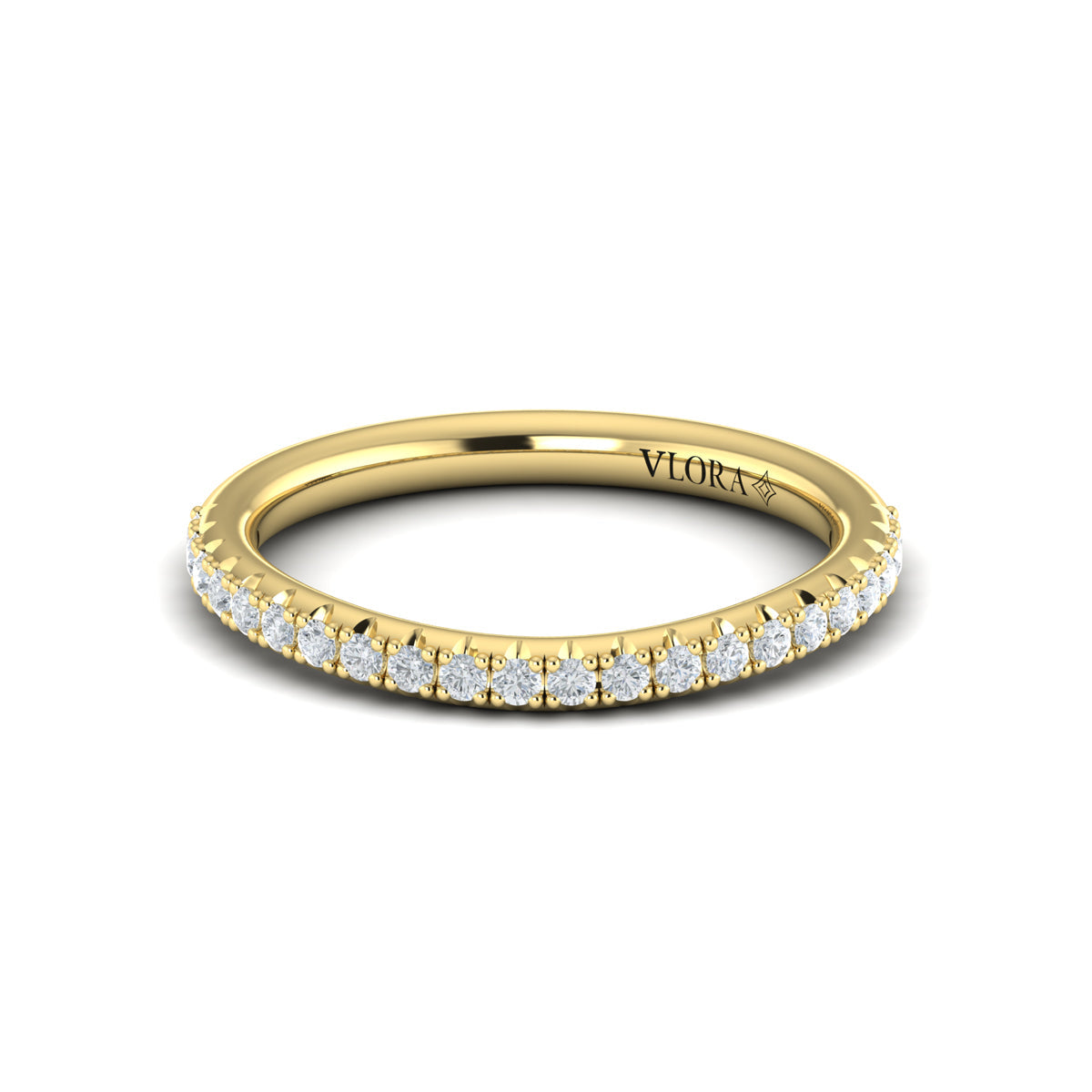 14kt Yellow Gold Womens Vintage Matching Wedding Band