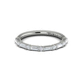 14K White Gold Diamond Womens Matching Wedding Band