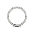 14K White Gold Diamond Womens Matching Wedding Band