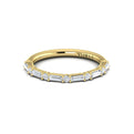 14kt Yellow Gold Diamond Womens Matching Wedding Band