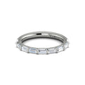 14K White Gold Diamond Womens Matching Wedding Band
