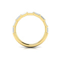 14kt Yellow Gold Diamond Womens Matching Wedding Band