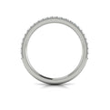 14K White Gold 0.25ct Diamond Womens Matching Wedding Band