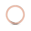 14kt Rose Gold Diamond Womens Matching Wedding Band