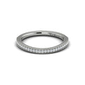 14K White Gold Diamond Womens Matching Wedding Band