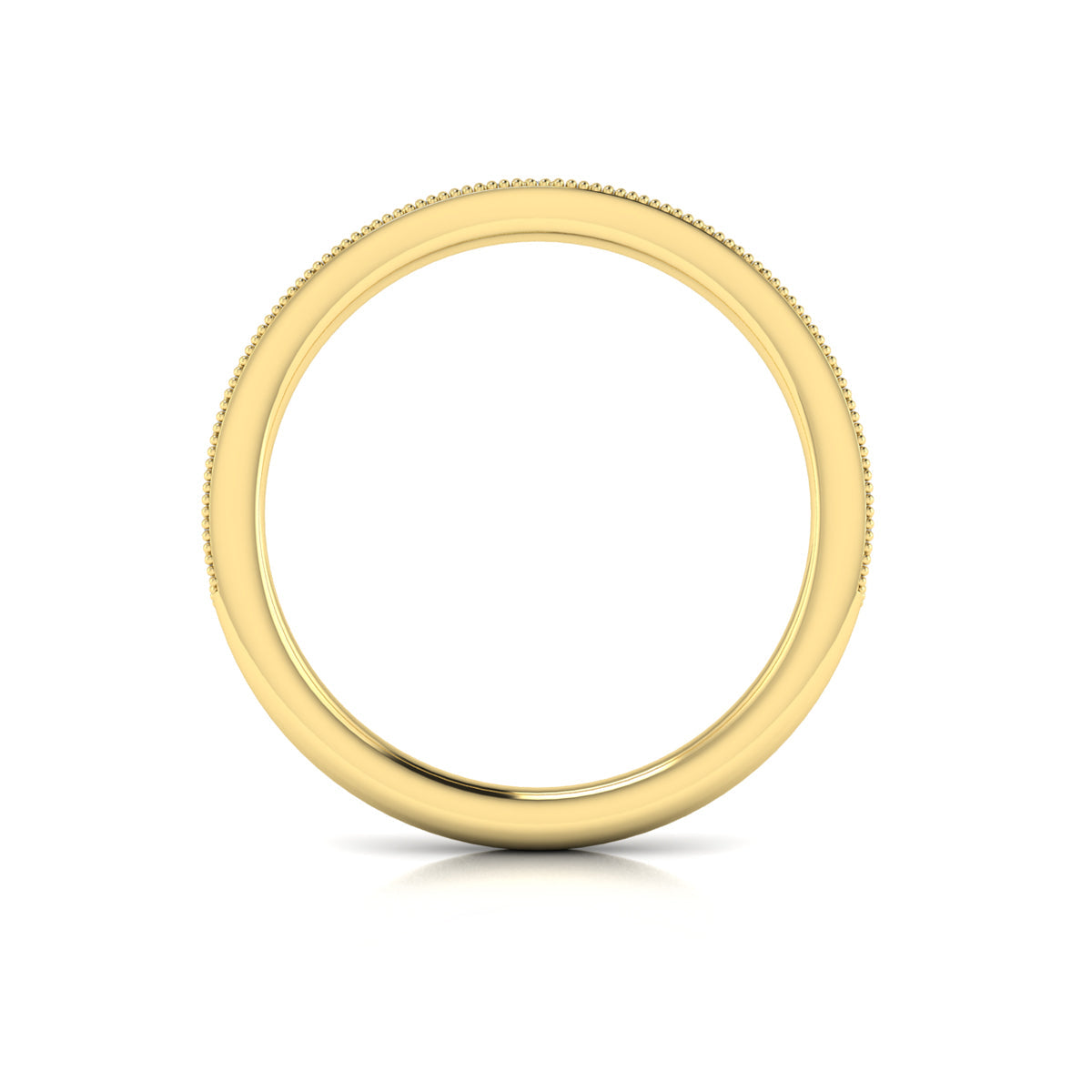 14kt Yellow Gold Diamond Womens Matching Wedding Band