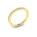 14kt Yellow Gold Diamond Womens Matching Wedding Band