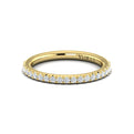 14kt Yellow Gold Diamond Womens Wedding Band