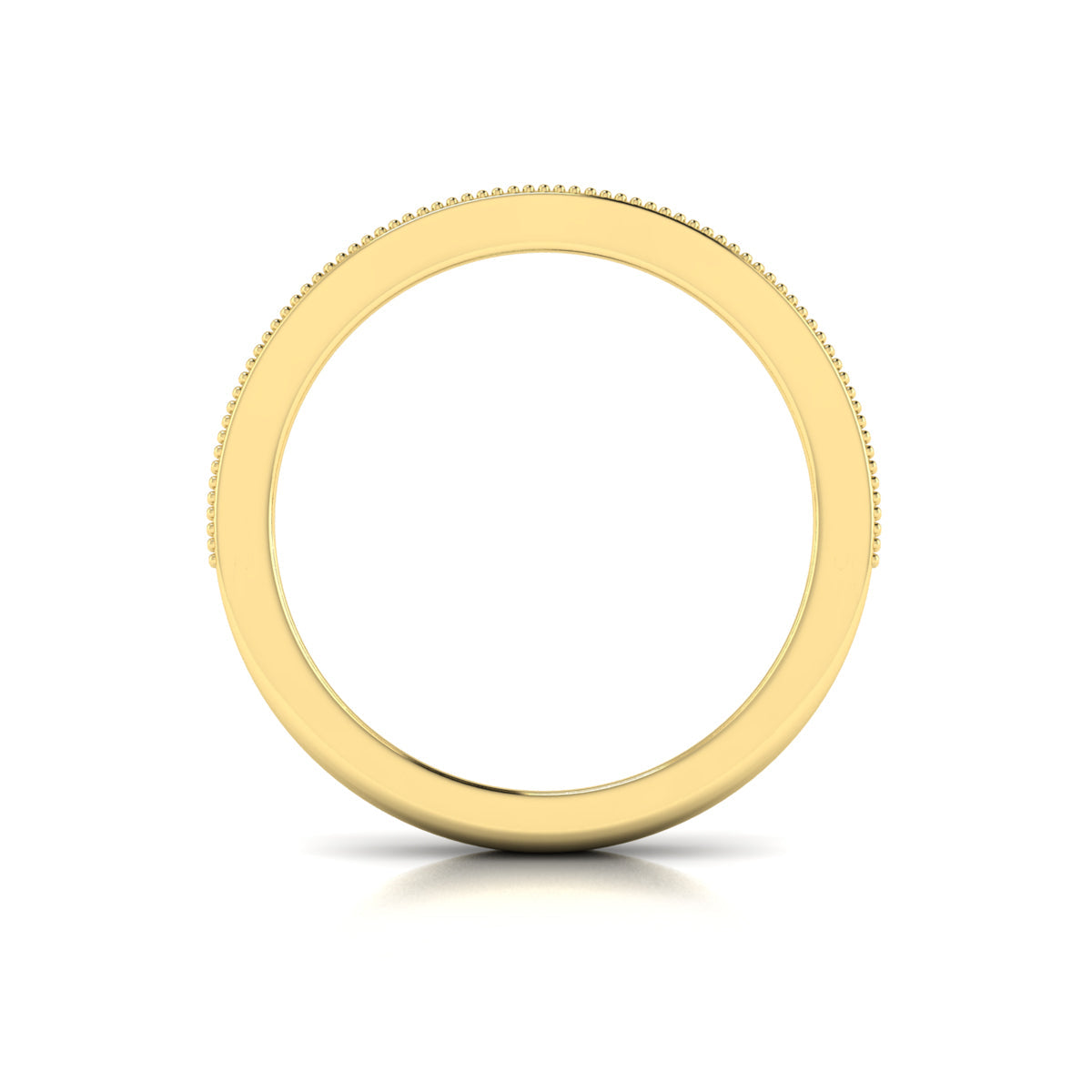 14kt Yellow Gold Womens Matching Wedding Band