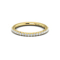 14kt Yellow Gold Emerald Cut Diamond Womens Wedding Band