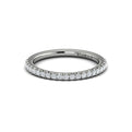 14K White Gold Diamond Womens Matching Wedding Band