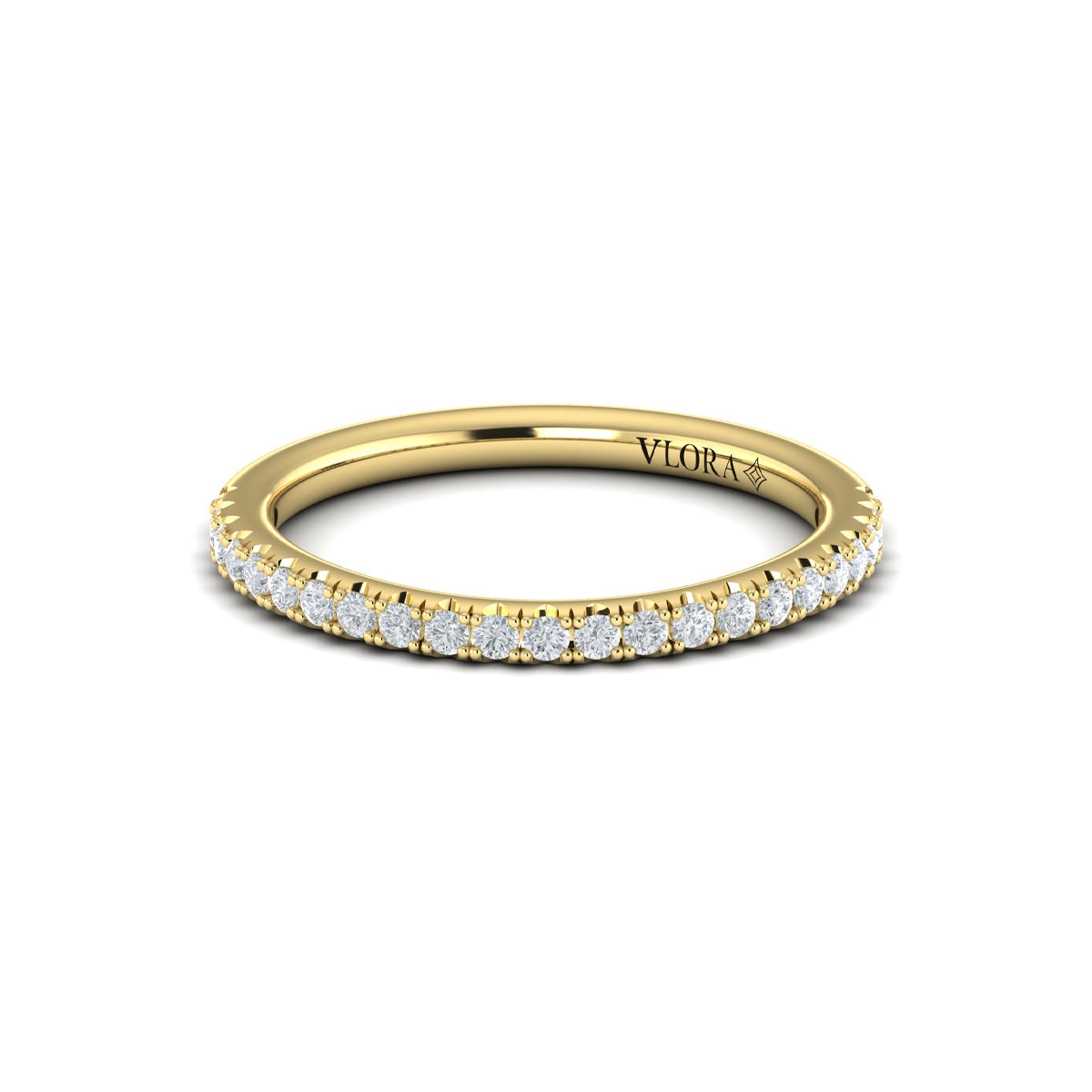 14kt Yellow Gold Womens Matching Wedding Band