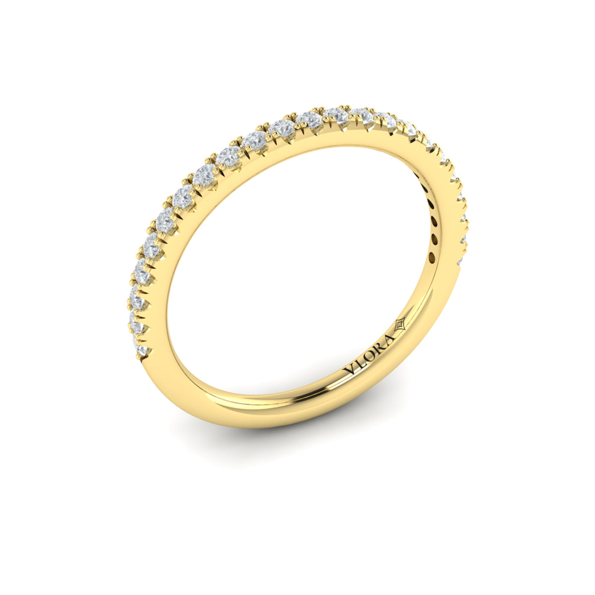 14kt Yellow Gold Womens Matching Wedding Band