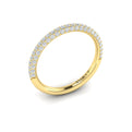 14kt Yellow Gold Diamond Womens Matching Wedding Band