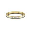 14kt Yellow Gold Oval Diamond Womens Matching Band