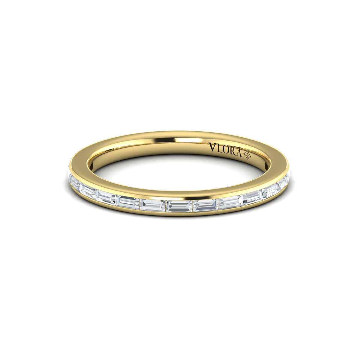 14kt Yellow Gold Oval Diamond Womens Matching Band