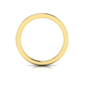 14kt Yellow Gold Oval Diamond Womens Matching Band