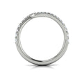 14K White Gold Diamond Womens Matching Wedding Band